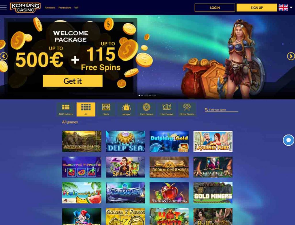 Konung Casino Screenshot 3